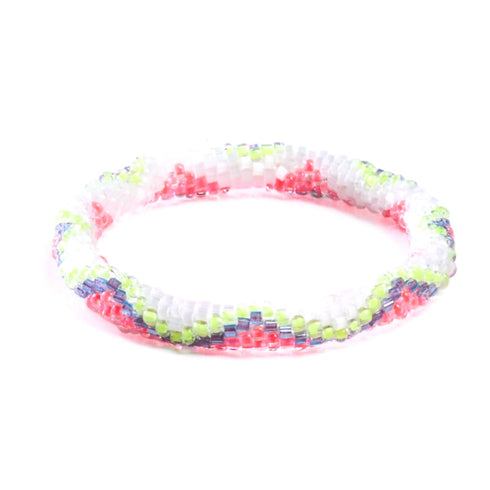 Wassermeloneneis | Himalaya-Glasperlenarmband